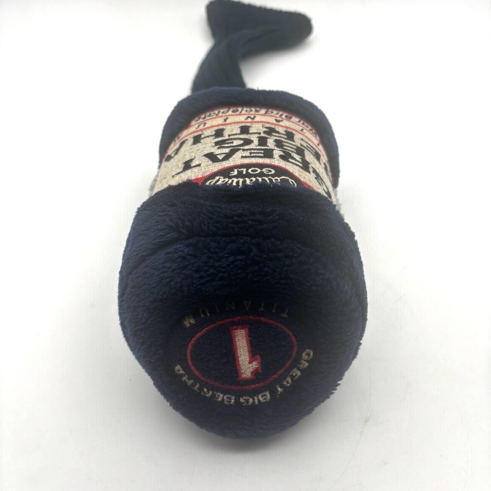 Callaway Big Bertha #1 titanium Wood Head Cover War Bird Sole Plate Plush Sock.